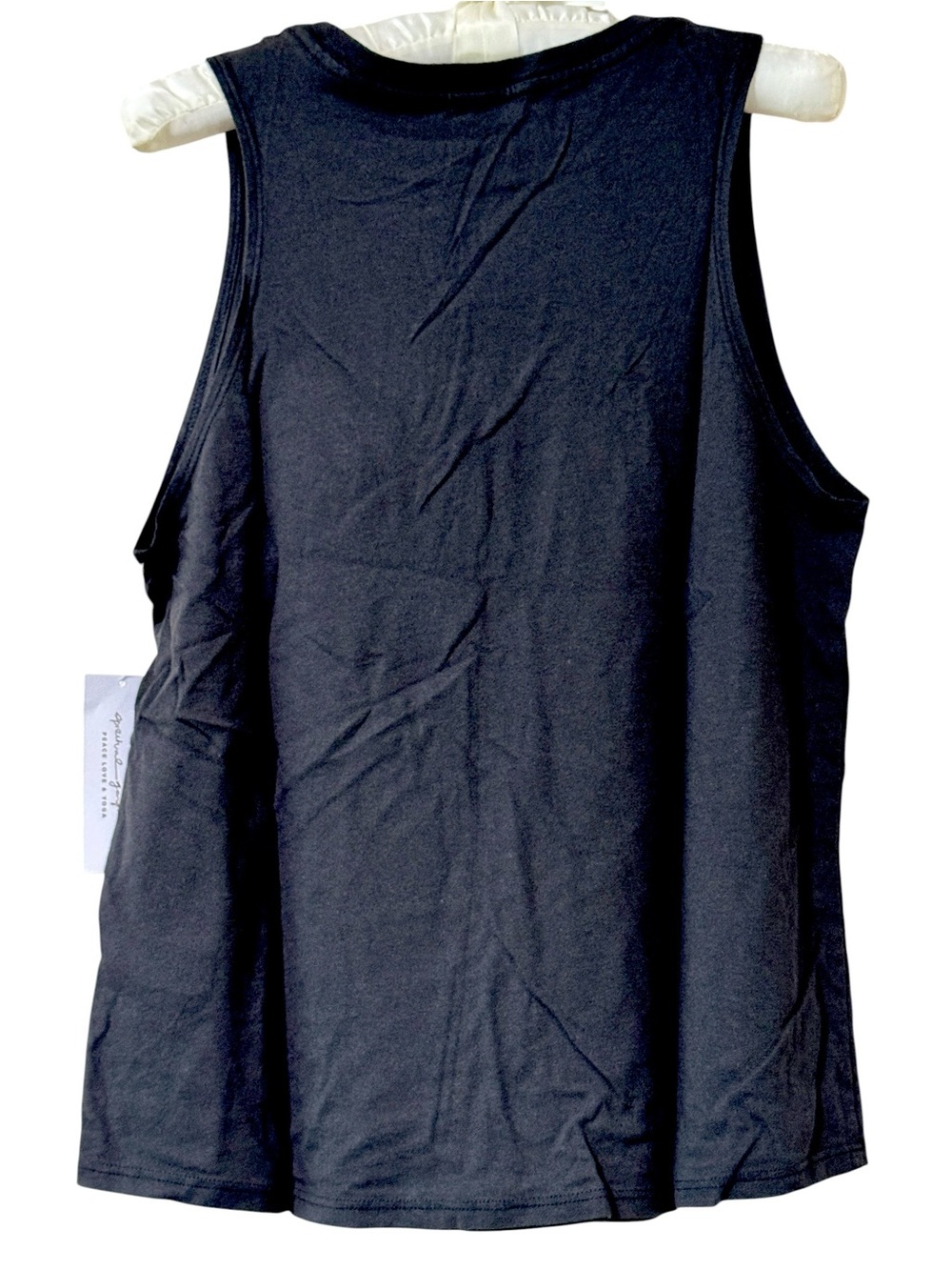 NWT Spiritual Gangster Eternal Optimist Jade Tank Top Black Gold Size Medium - Picture 2 of 11